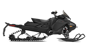 Renegade snowmobile with white background